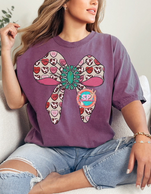 Western Valentine Bow Shirt