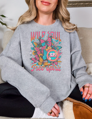 Wild Soul Free Soul Crewneck