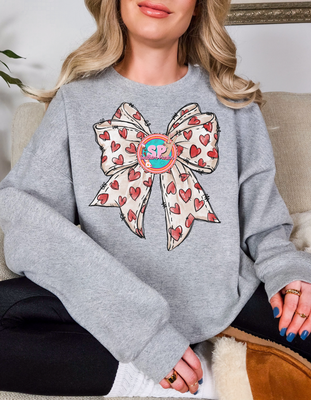 Heart Bow Crewneck