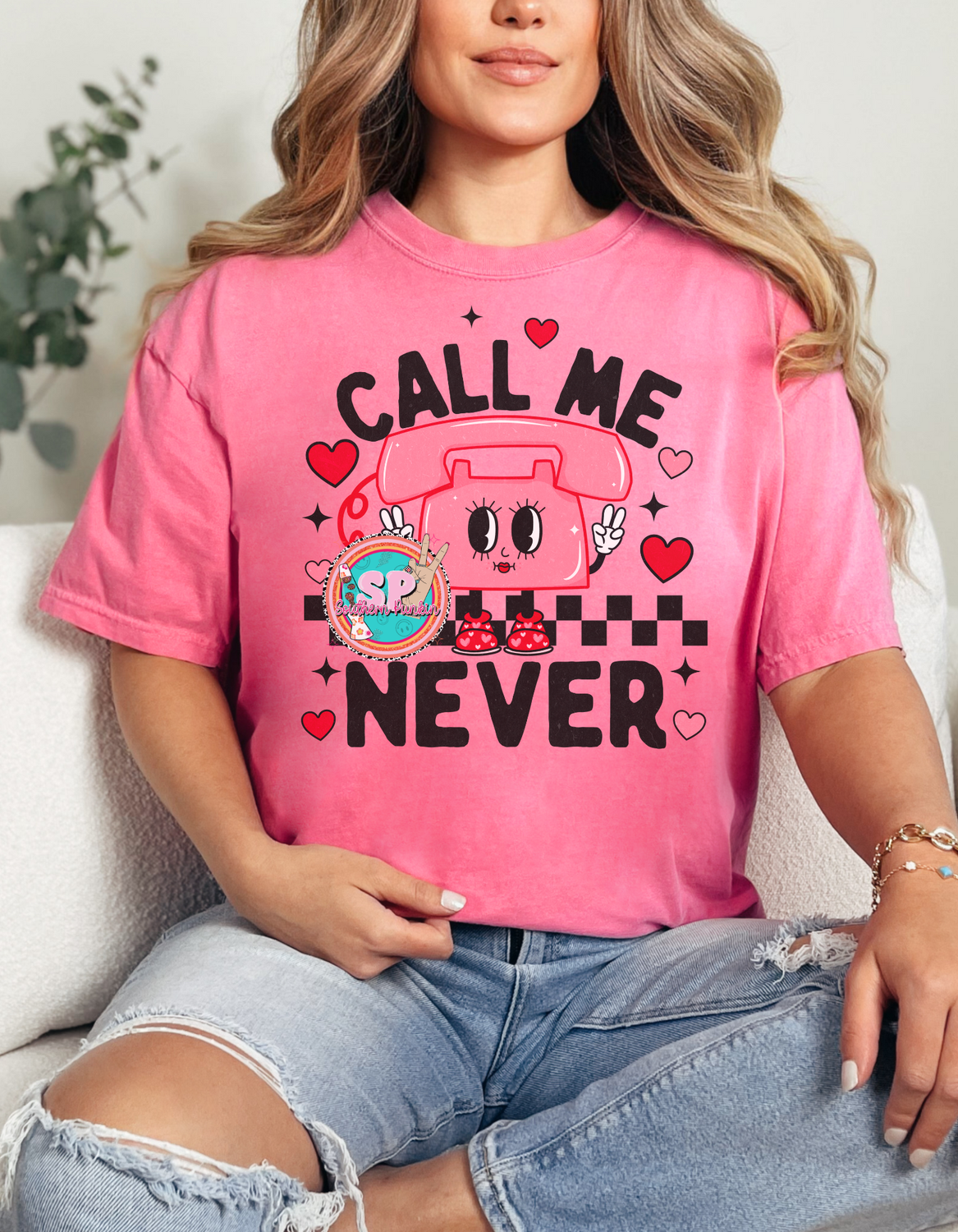 Call Me Never DTF PRINT