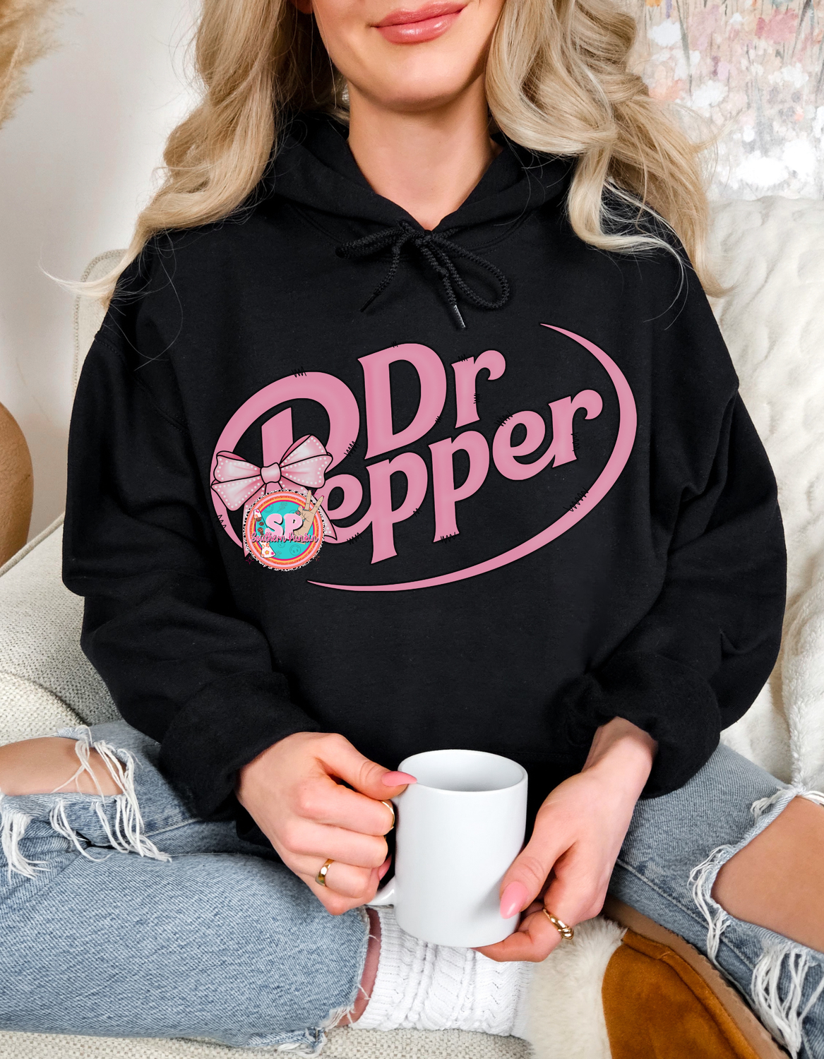 Dr. Pepper Bow Hoodie