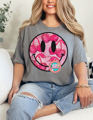 Sequin Cherry Smiley Shirt