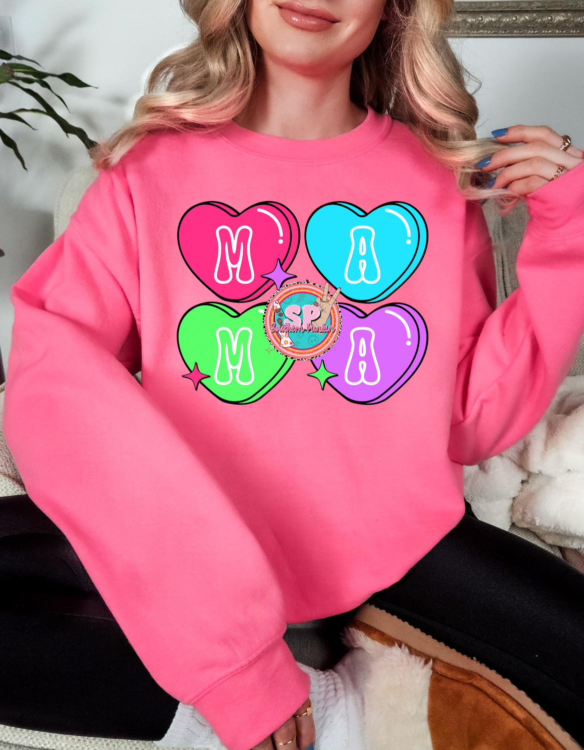 Neon Heart Crewneck