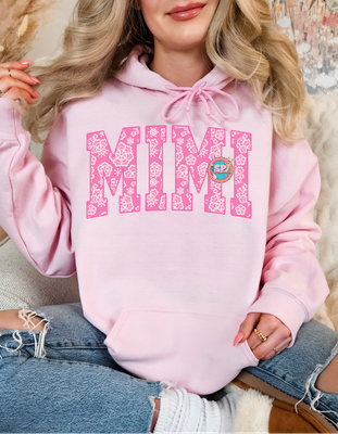 Mimi Pink Lace Hoodie