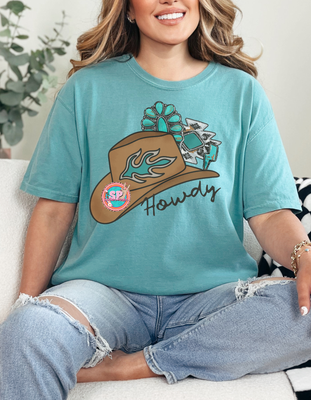Brown Howdy Hat Shirt