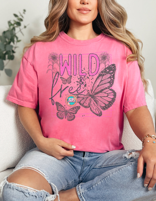 Wild and Free Butterfly Shirt