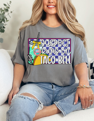 Suspect Runs On Taco Bell Shirt