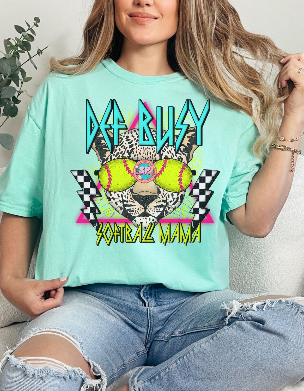 Def Busy Softball Mama Shirt