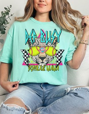 Def Busy Softball Mama Shirt