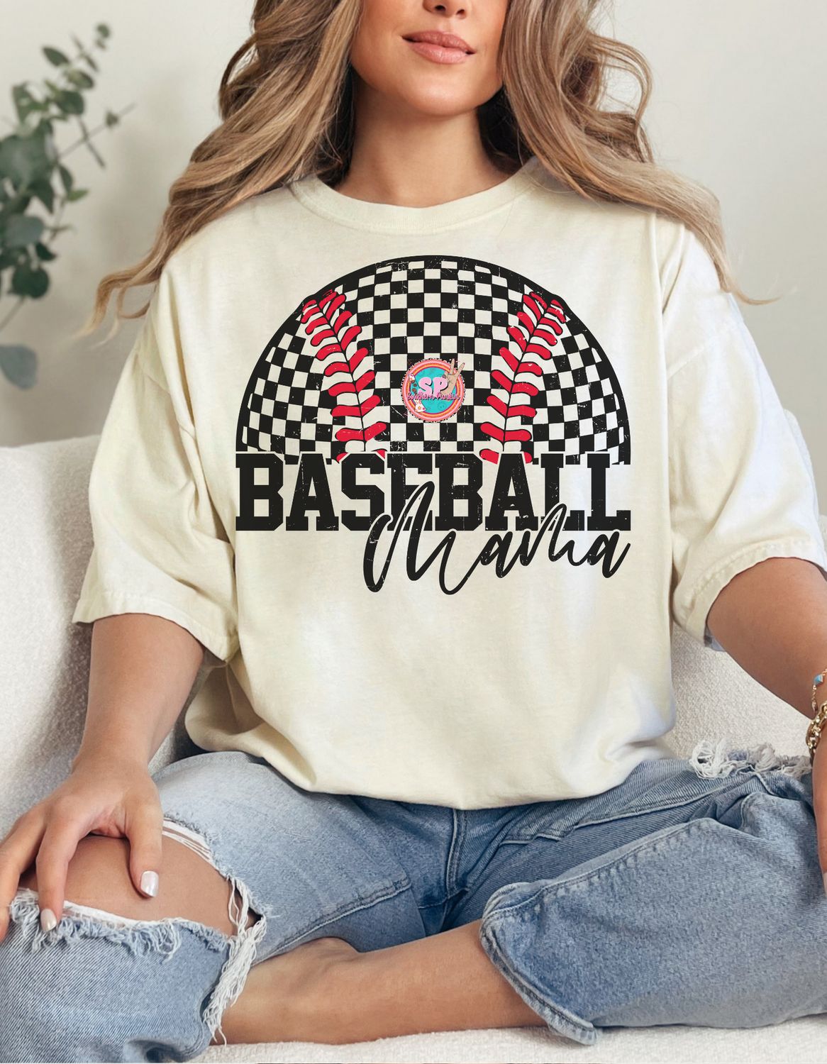 DTF Print Baseball Mama