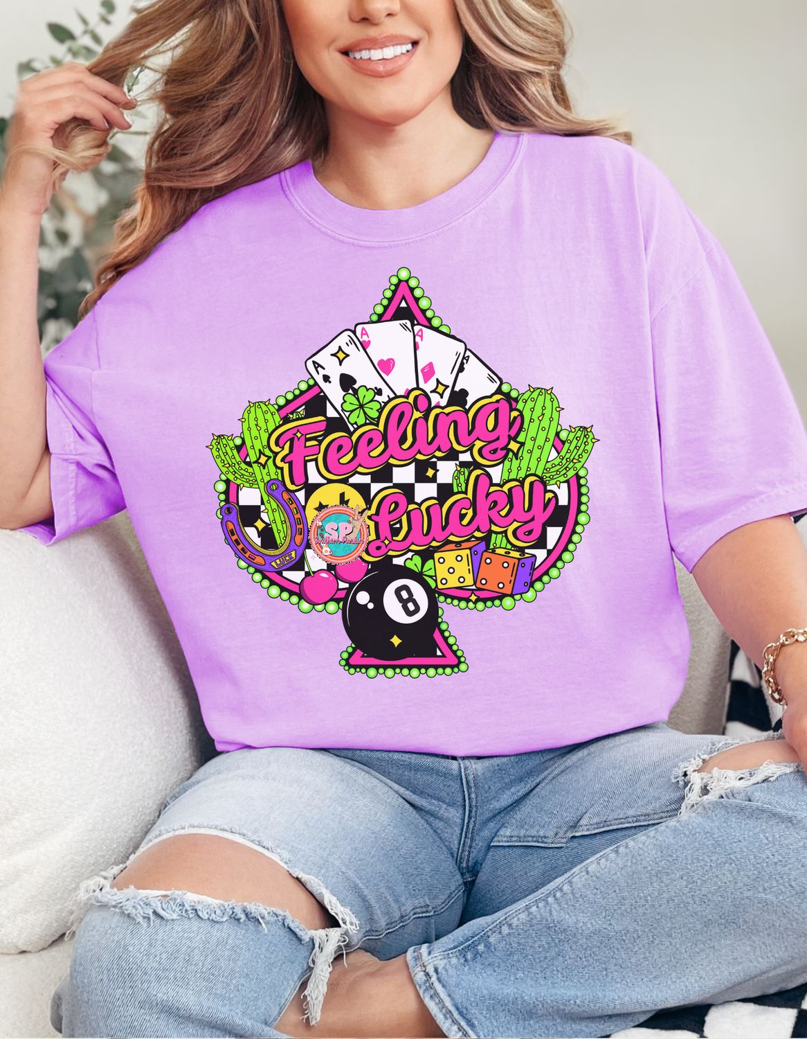 DTF PRINT feeling Lucky Cactus