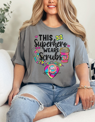 This Superhero Wears Scrubs Shirt