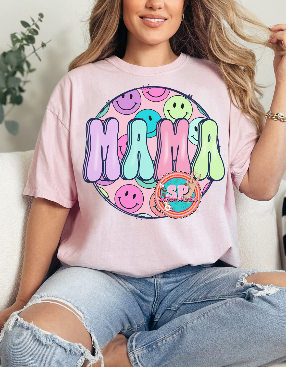 Mama Smiley Shirt