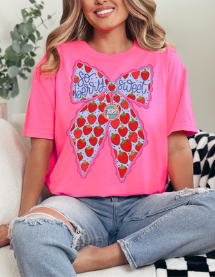 So Berry Sweet Bow Shirt