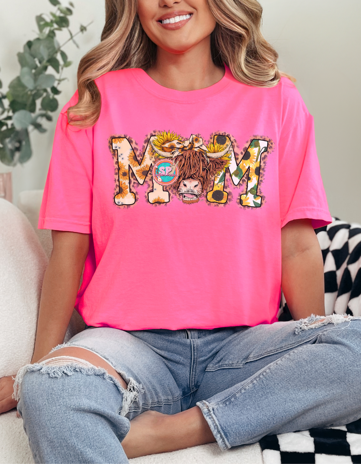 Mom Highland Cow Shirt
