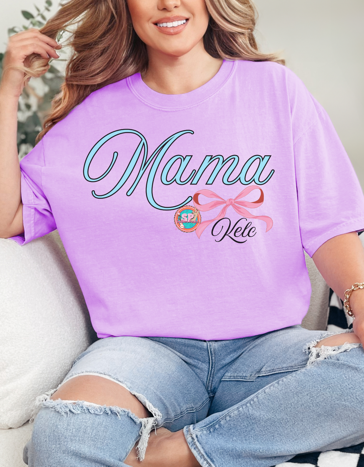 Neon Purple Mama KELC Merch Shirt