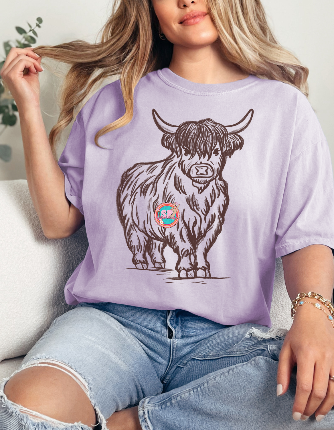 Brown Highland Cow Shirt