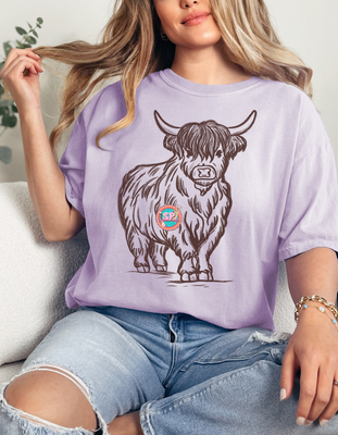 Brown Highland Cow Shirt