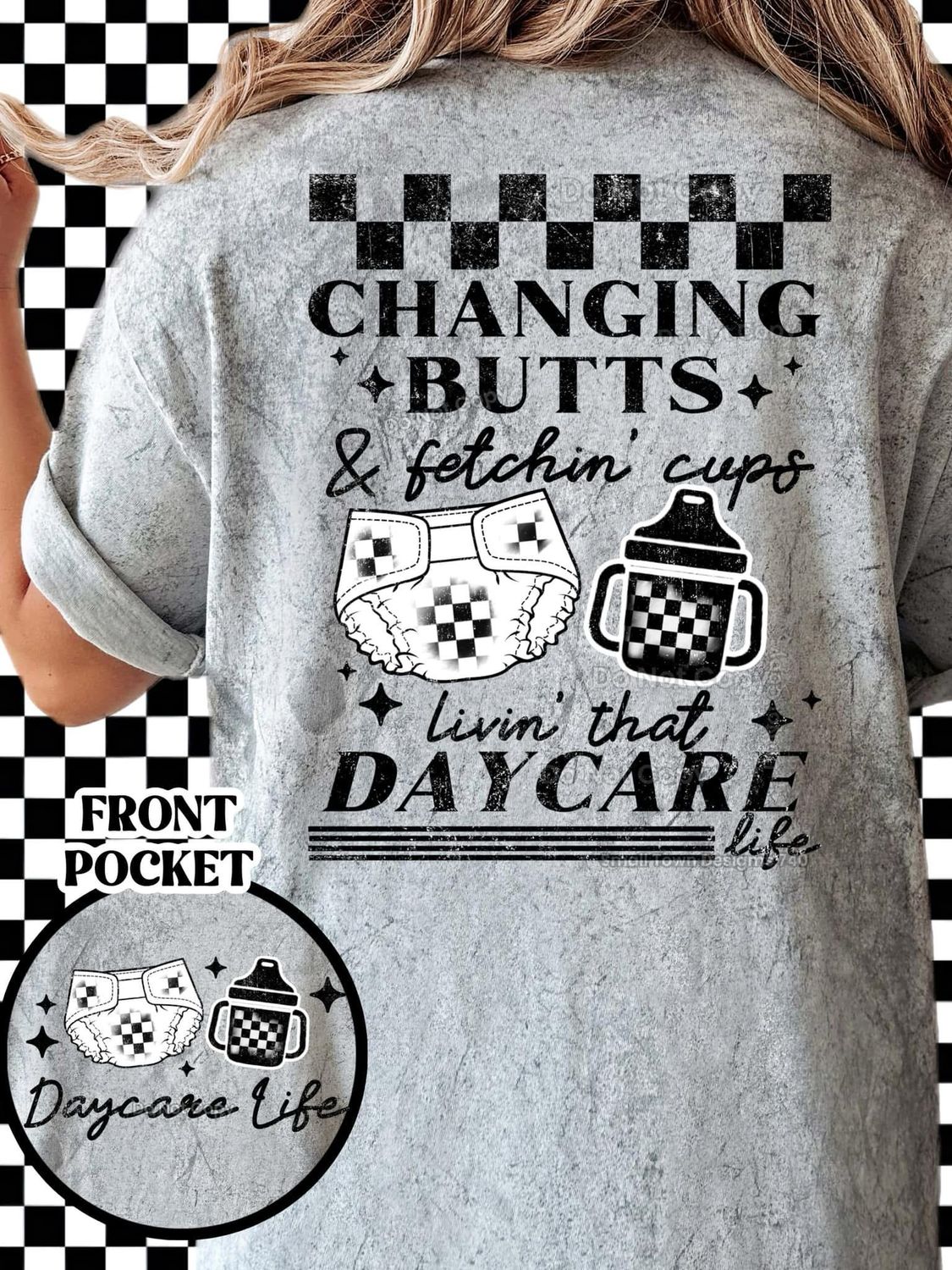 Daycare Changing Butts DTF PRINT