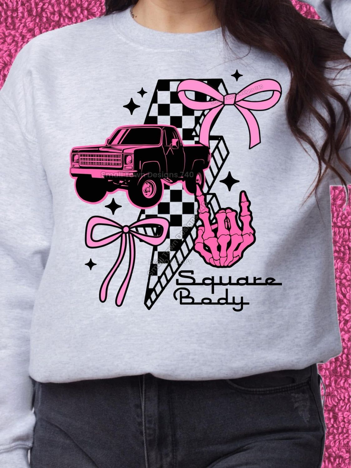 Square Body Lighting Bolt Shirt