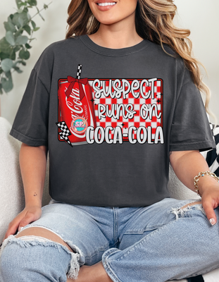 Suspect Runs Off Of Coca-Cola Shirt
