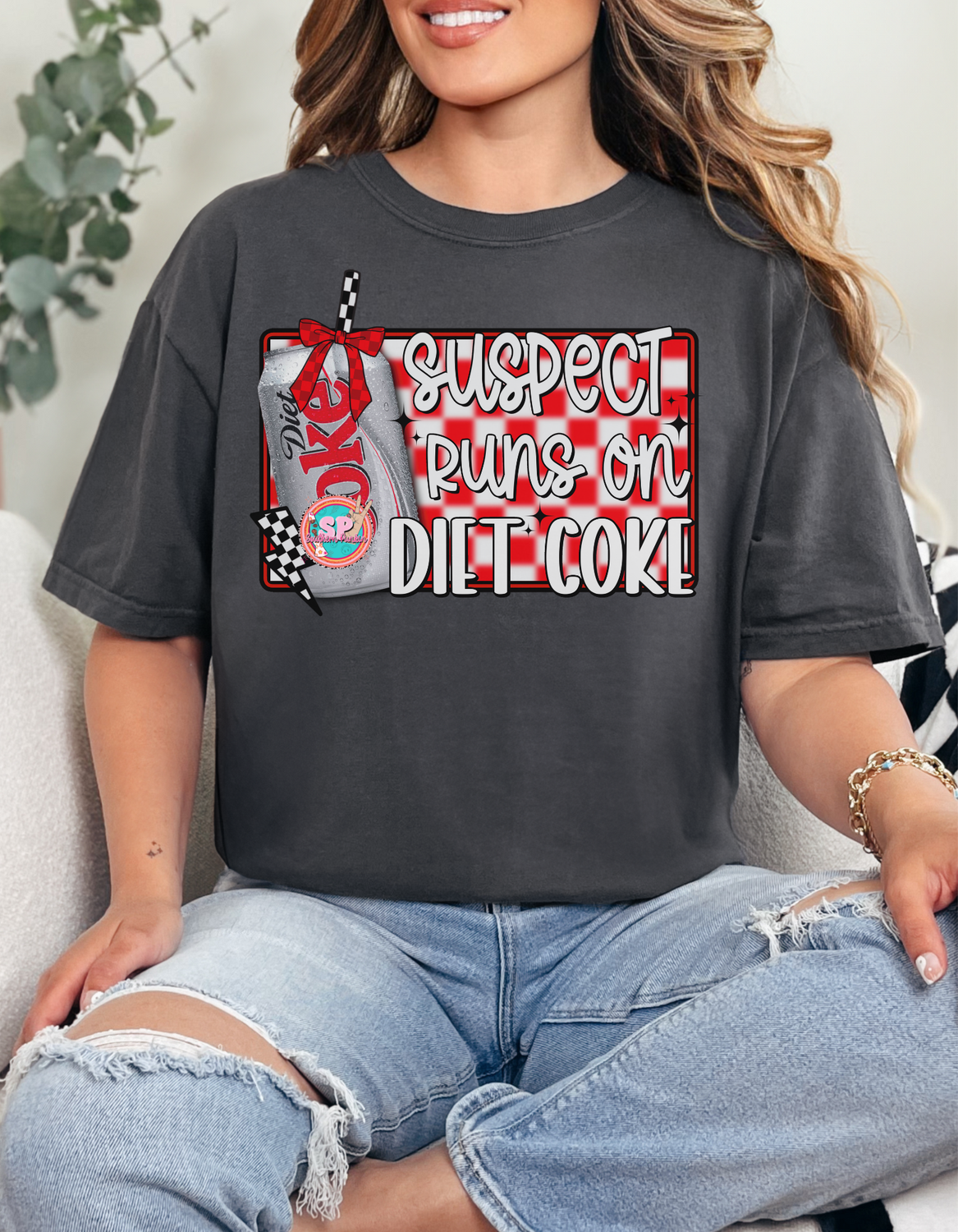 Suspect Runs Off Of Diet Coke Shirt