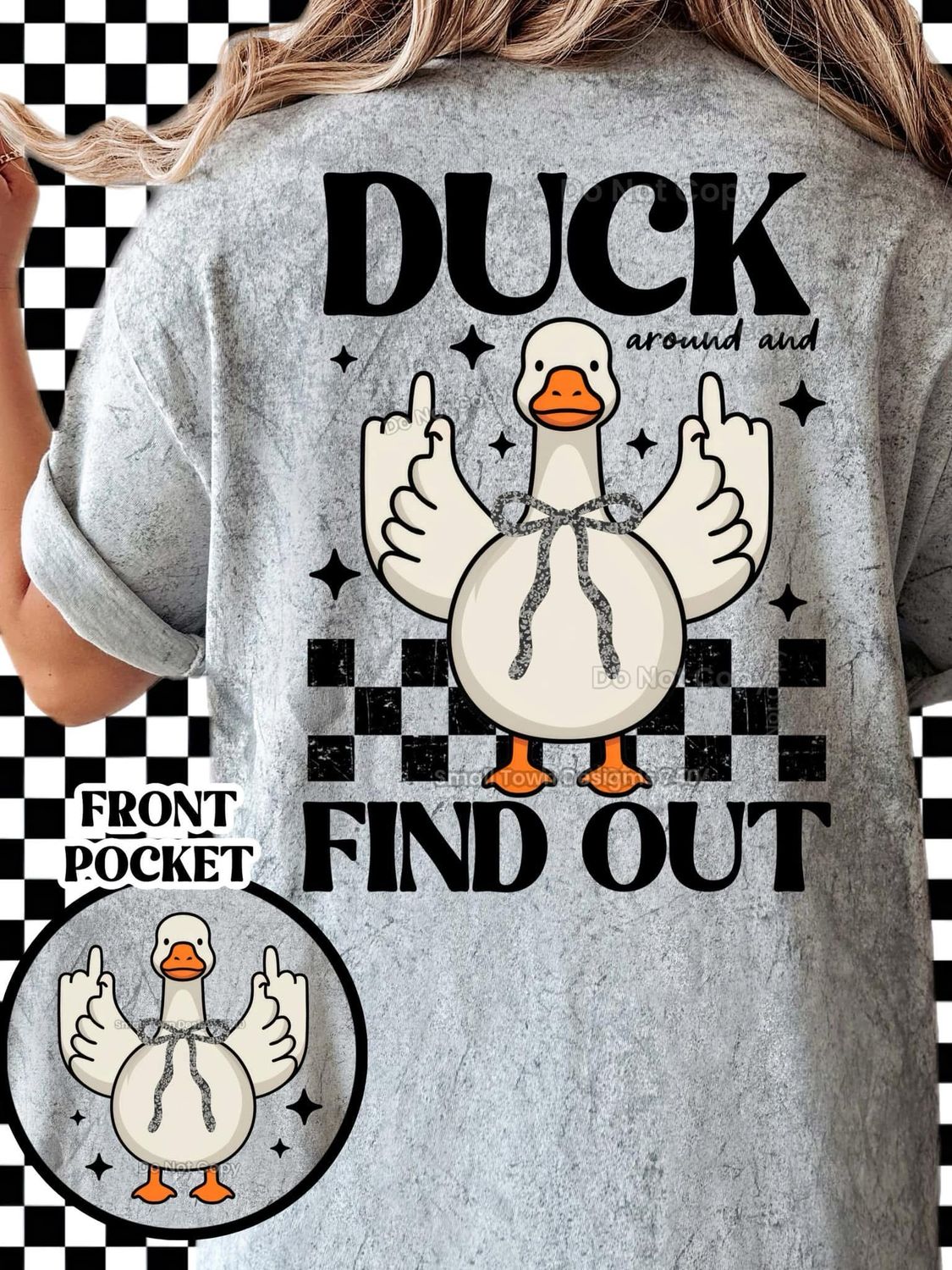 Duck Around And Find Out Bow Shirt