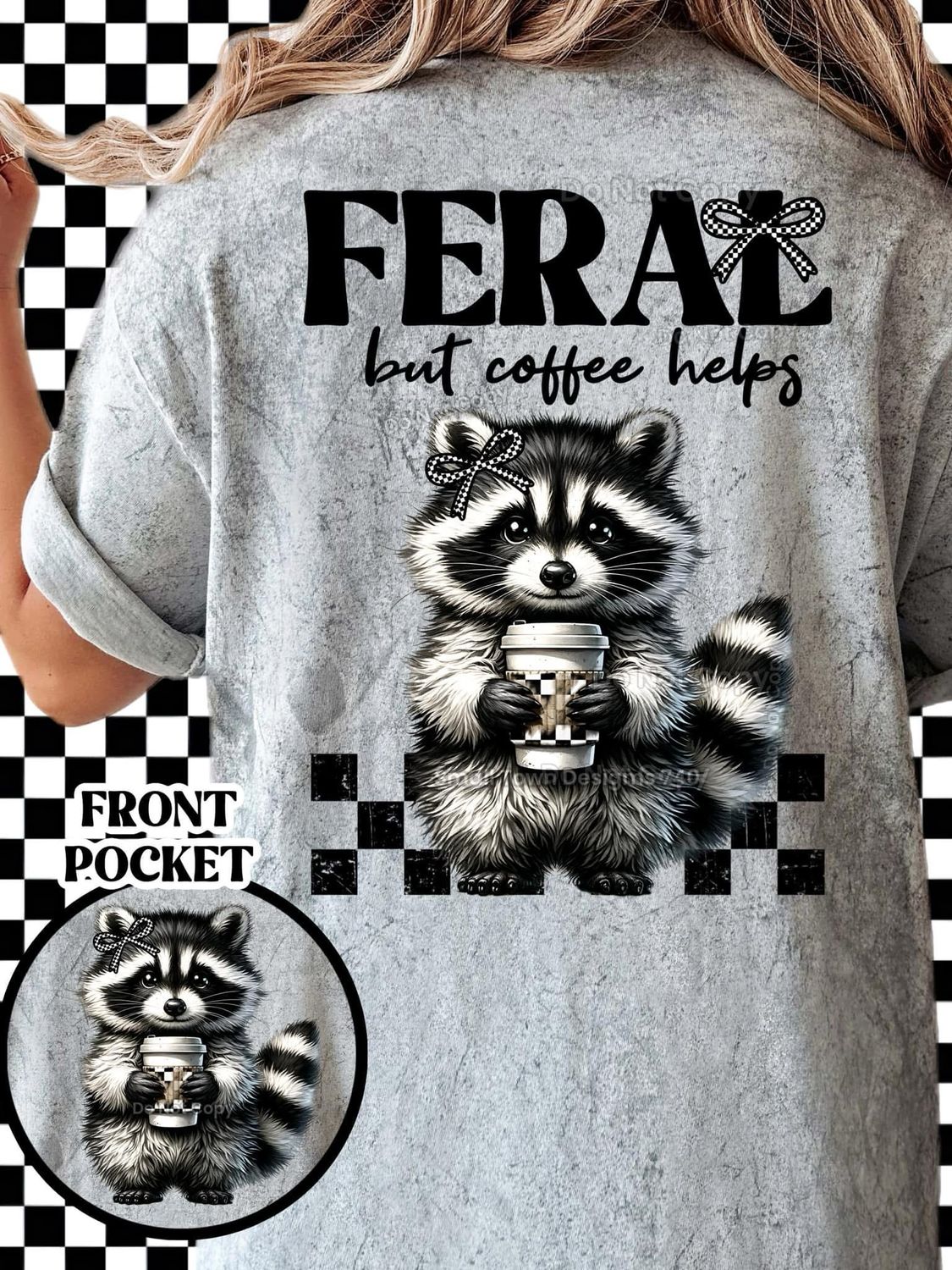 Feral But Coffee Helps Shirt