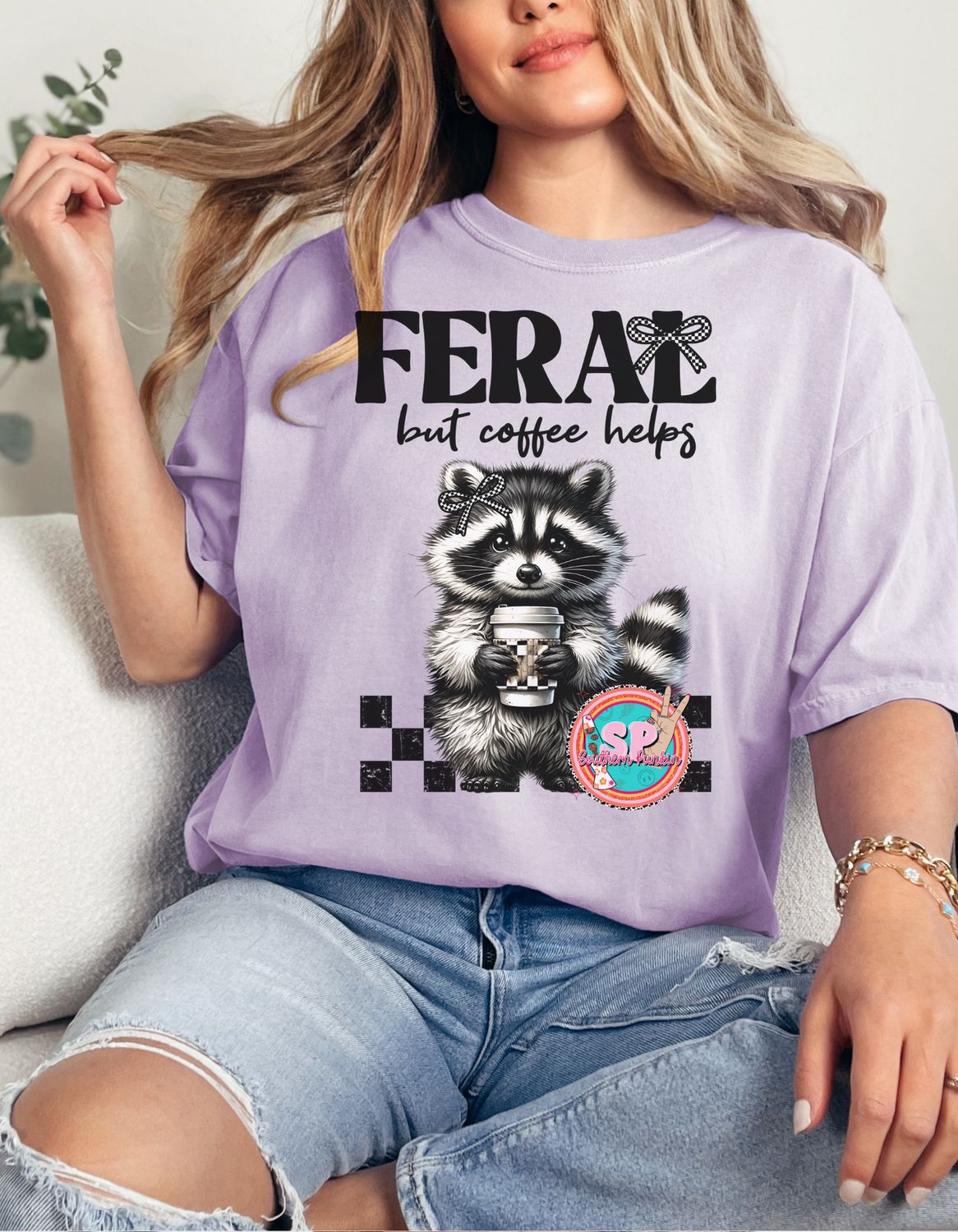 Feral But Coffee Helps Shirt