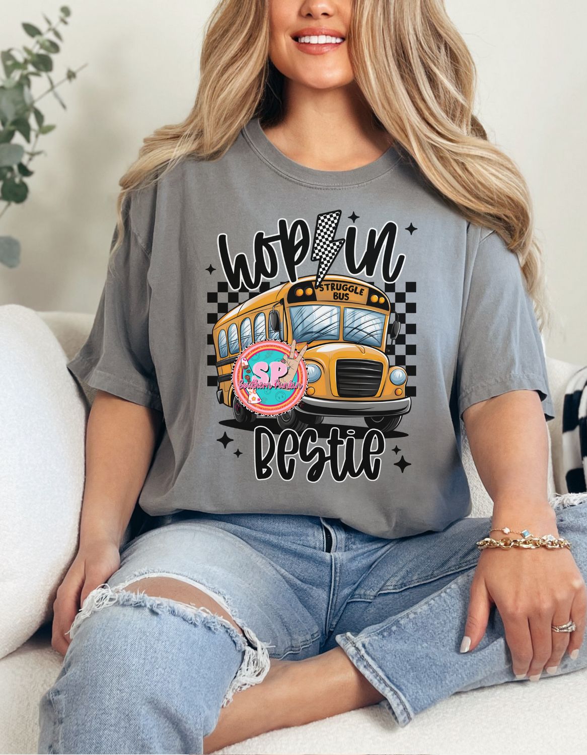 Hop In Struggle Bus Bestie Shirt