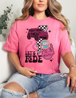 Let’s Ride Pink Bronco Shirt