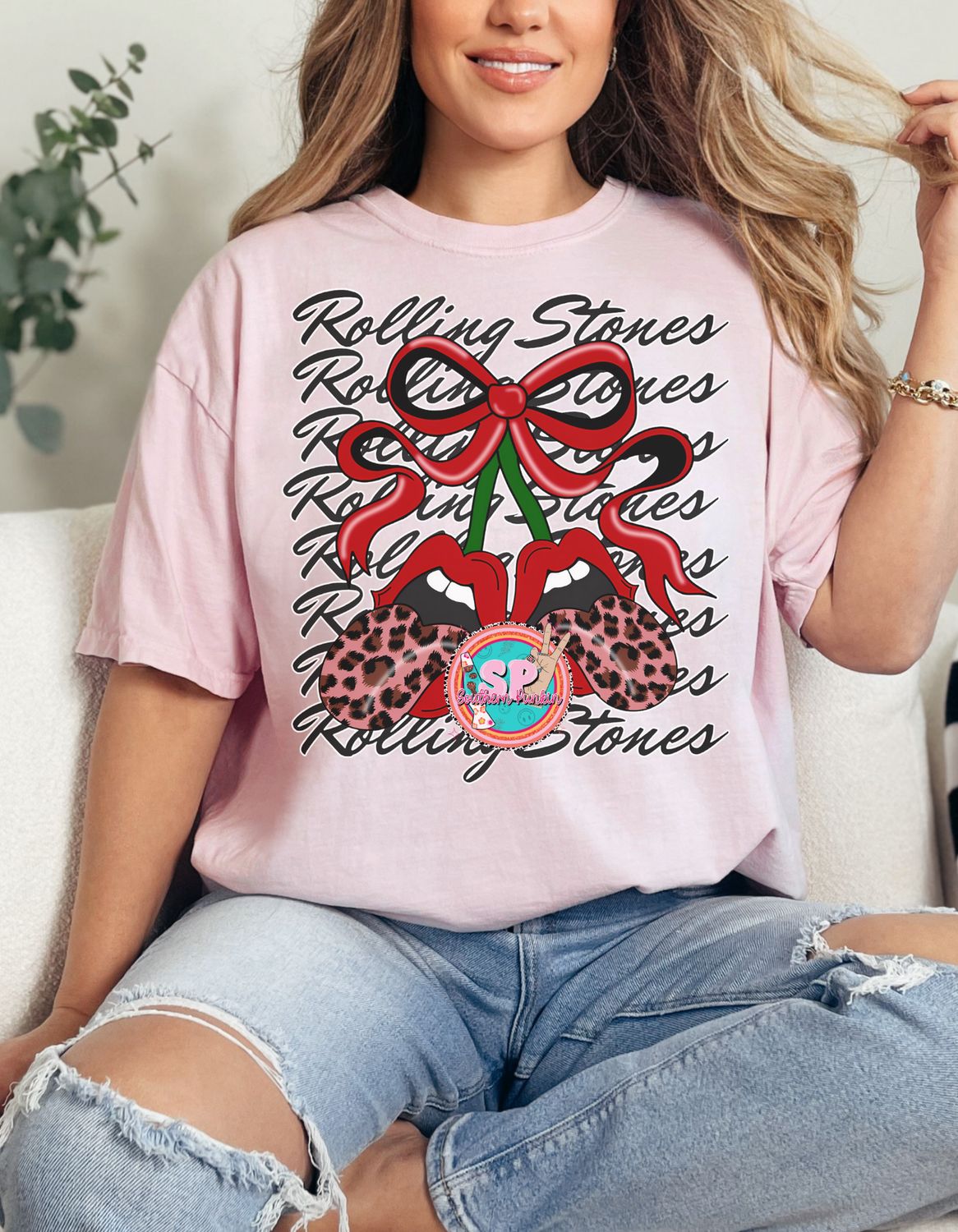 Rolling Stones Tongue Cherries Shirt