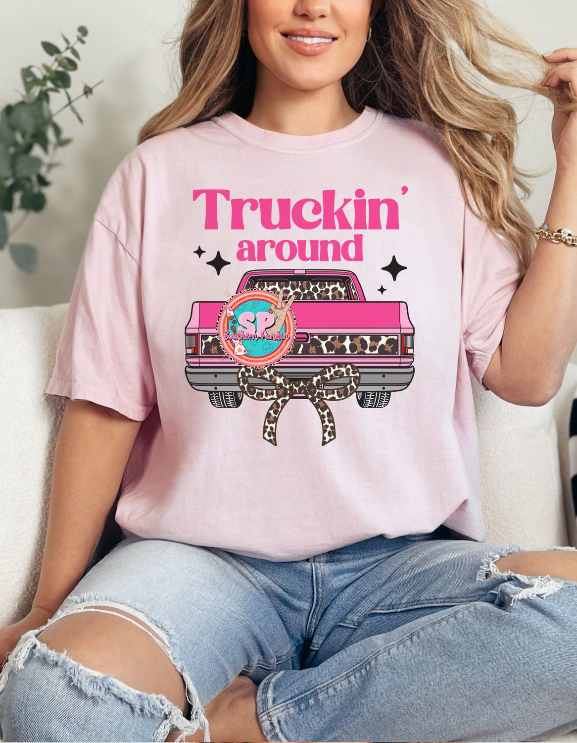 Cowhide Trucking Around Shirt