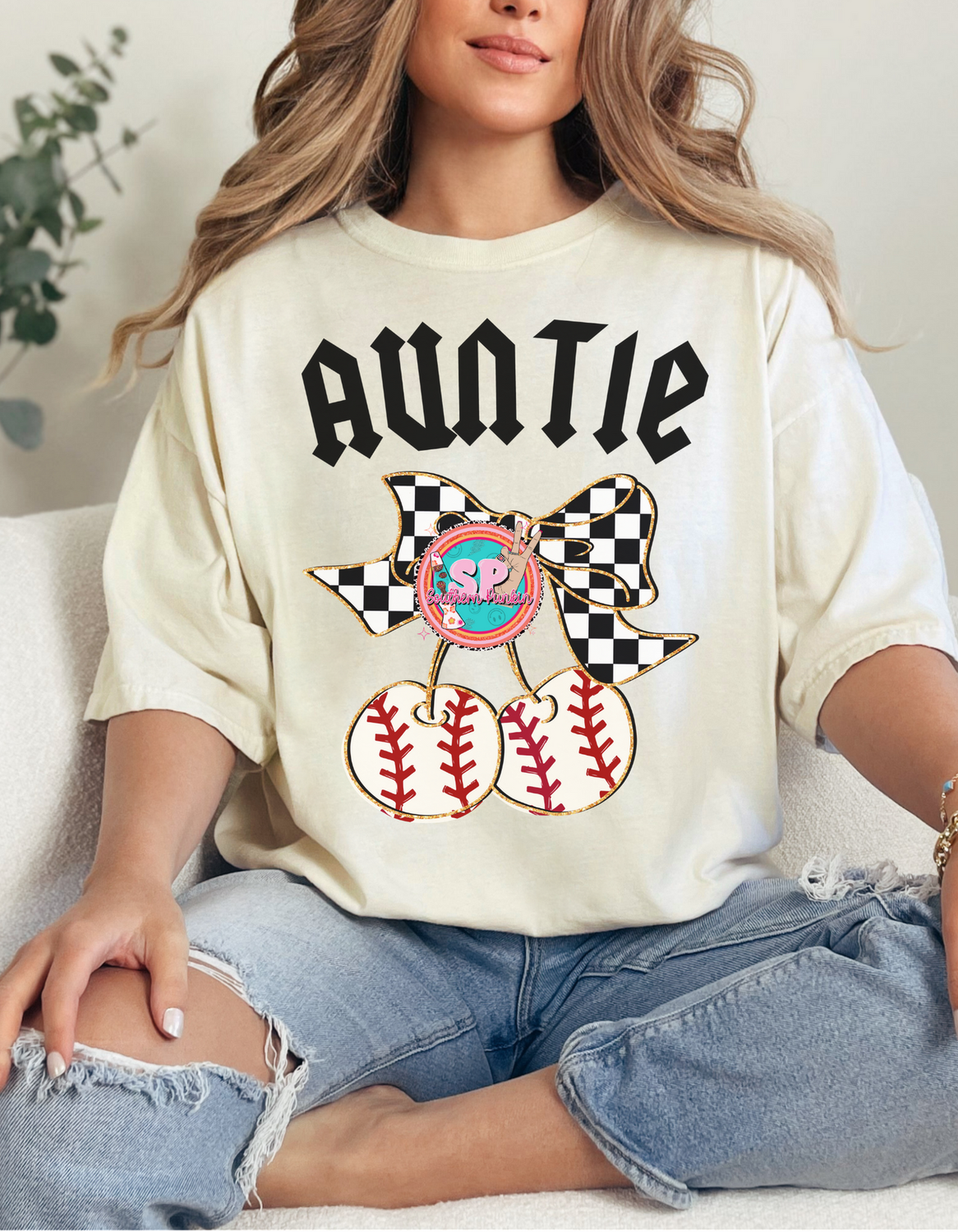 Auntie Cherry Baseball Shirt