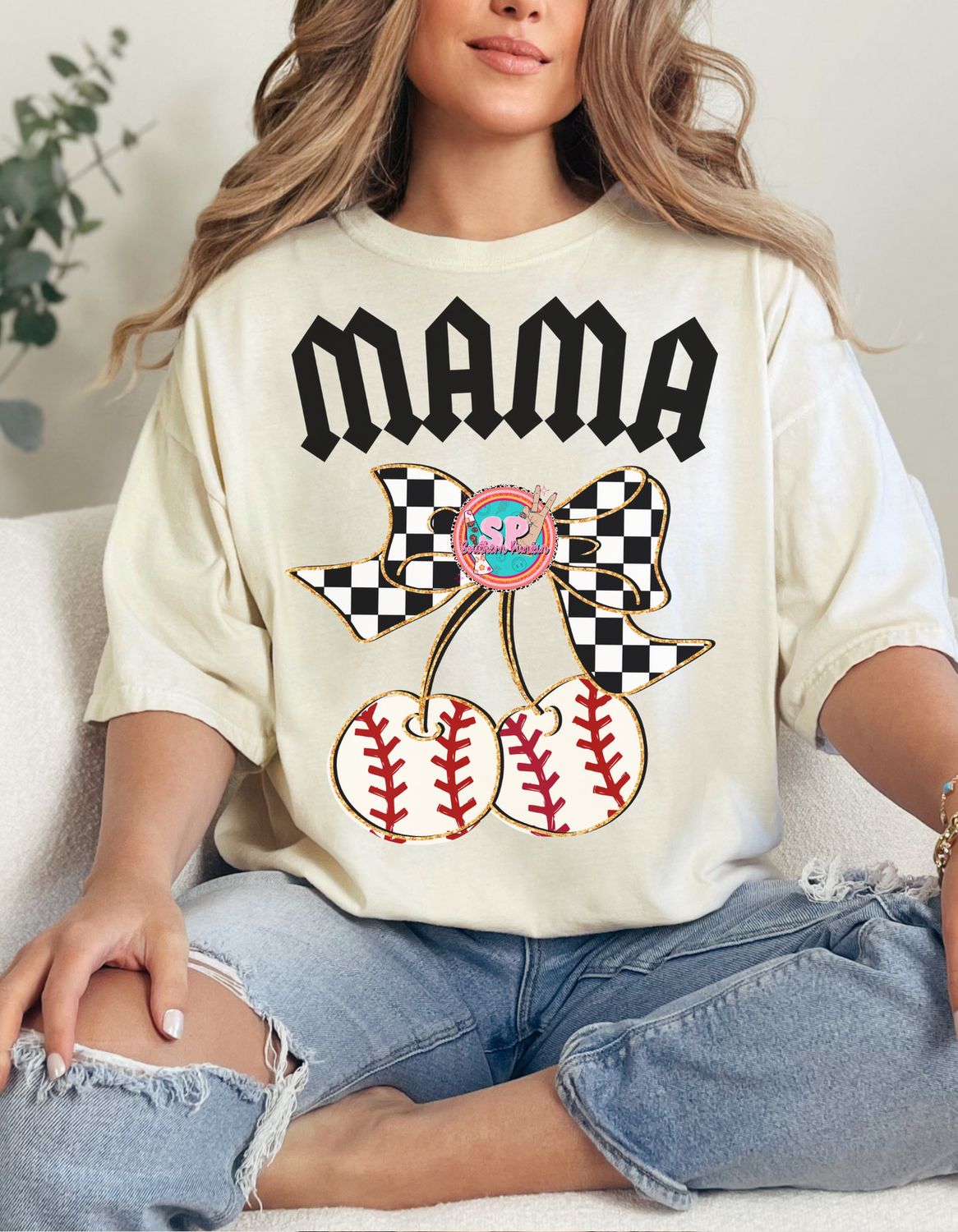 Mama Baseball Cherry’s Shirt