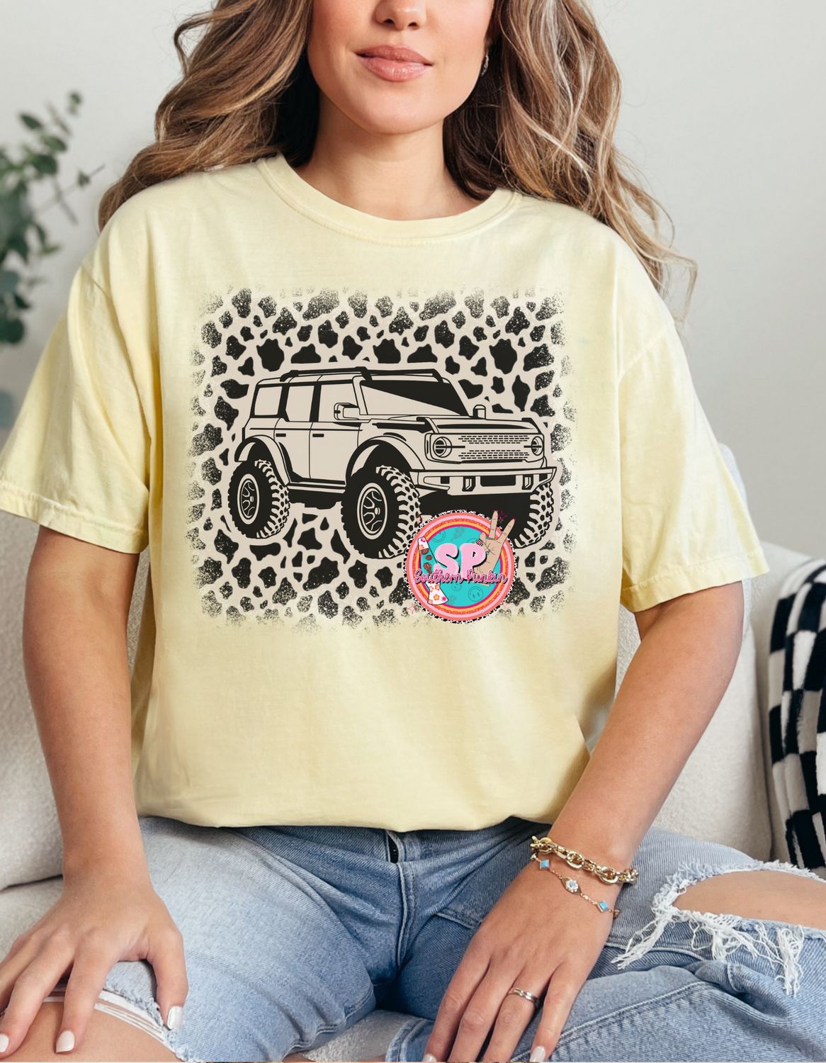Cowprint Bronco Shirt
