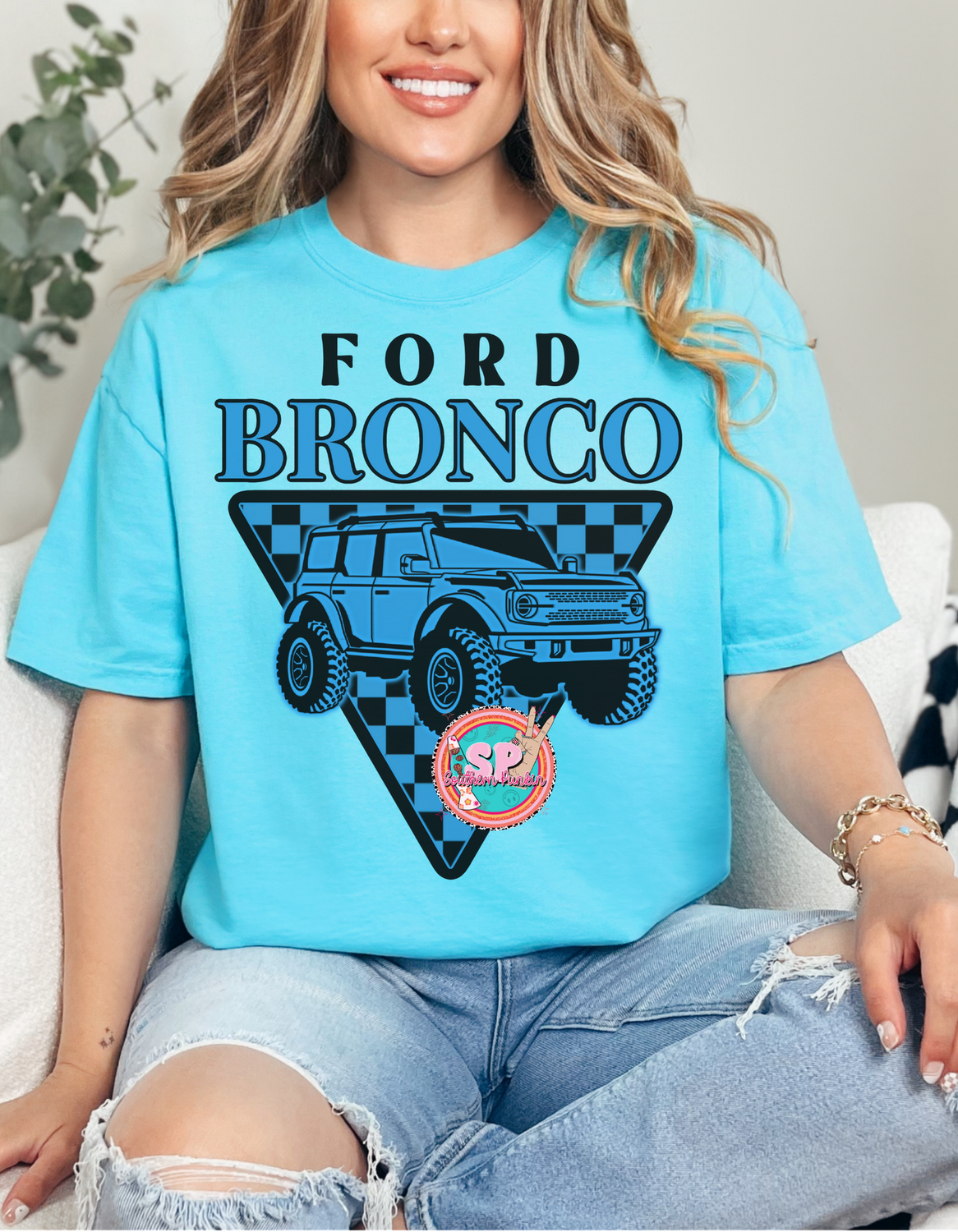 Ford Bronco Blue Shirt