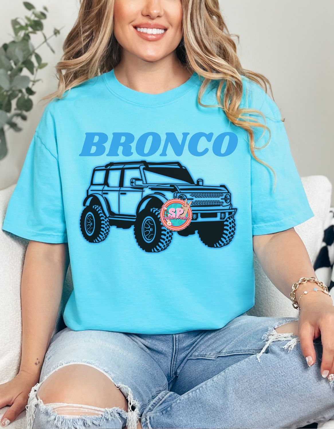 DTF Blue Bronco