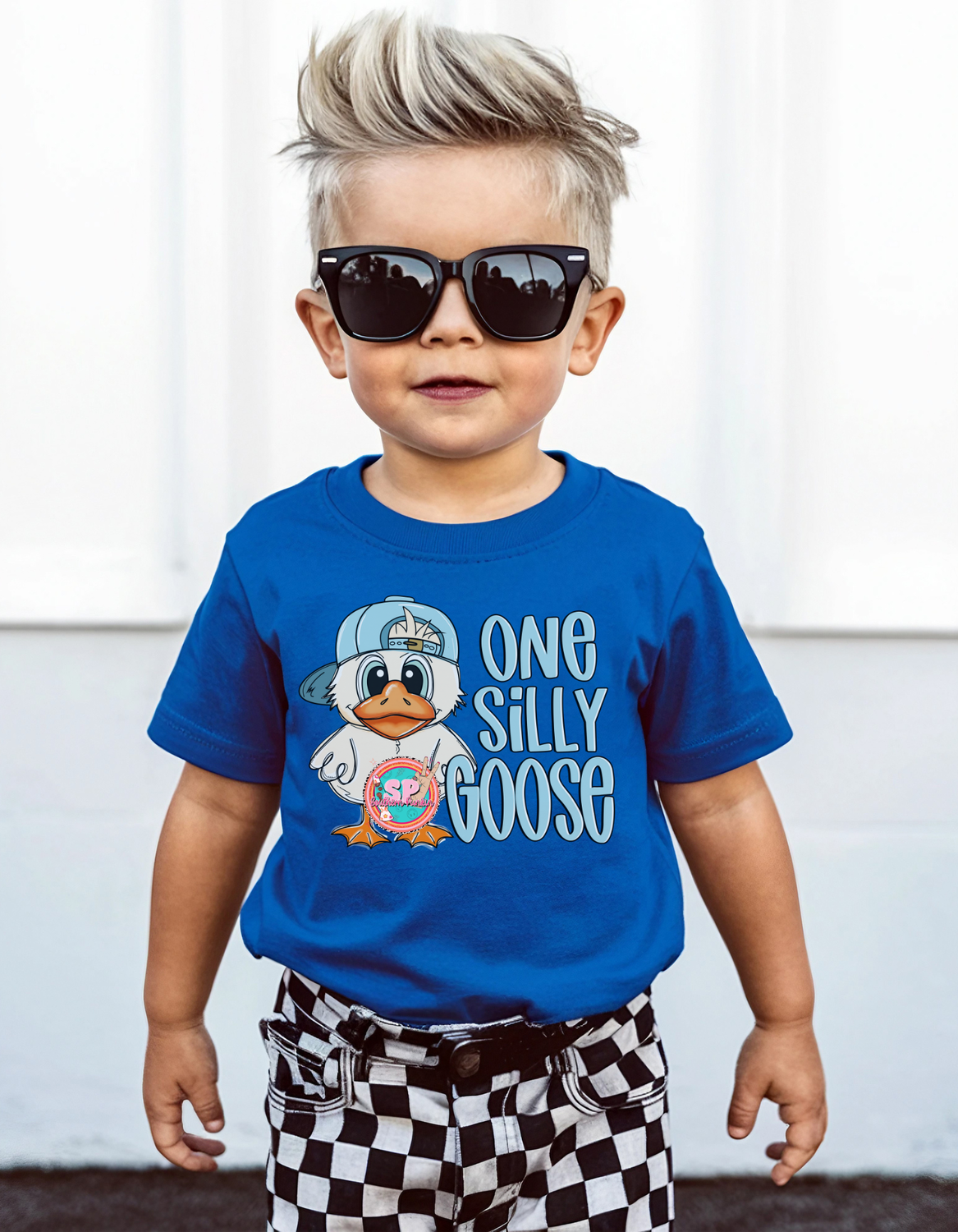 Youth One Silly Goose Blue Shirt