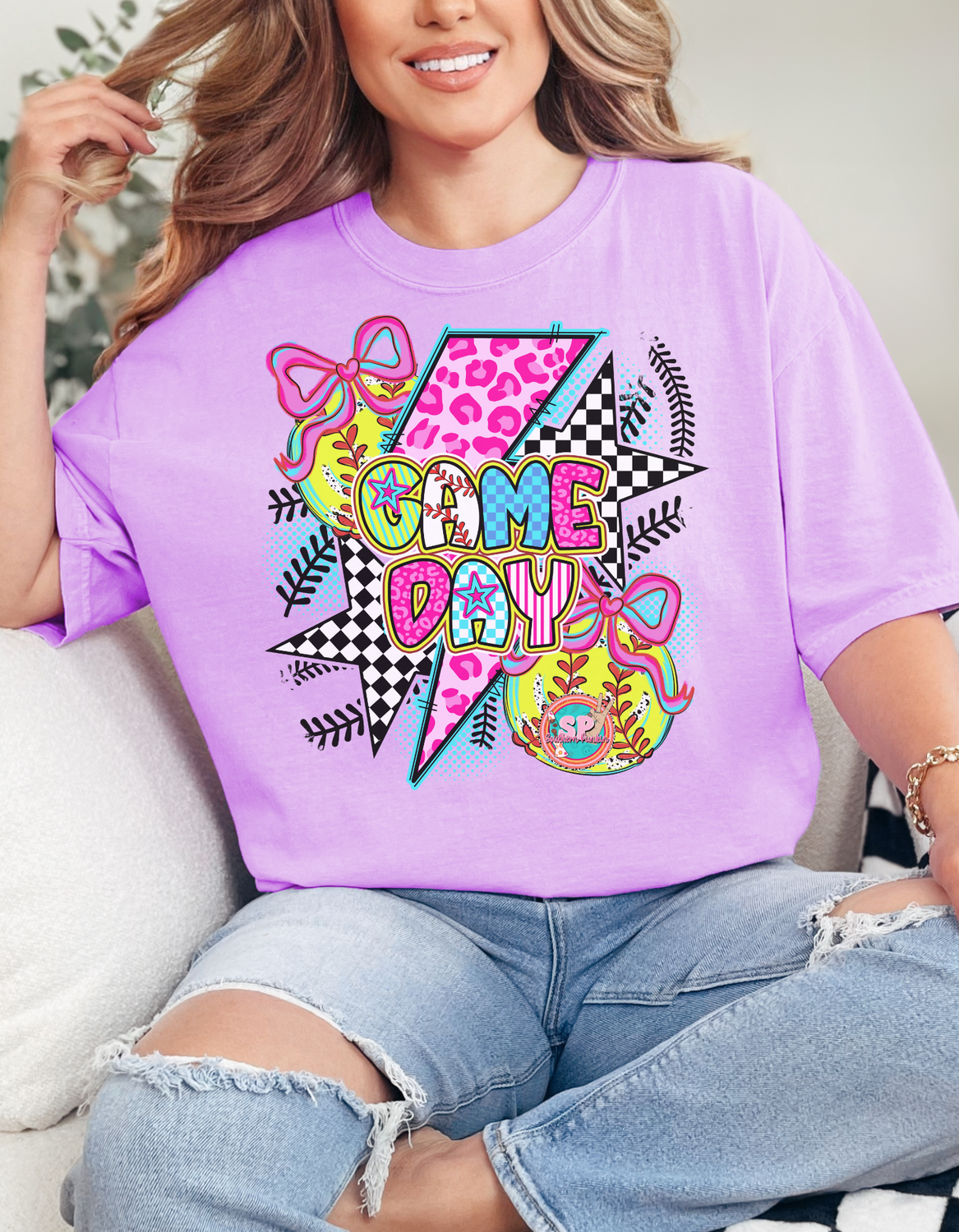 Neon Retro Game Day Shirt