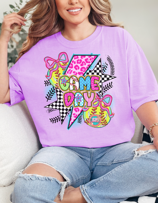 Neon Retro Game Day Shirt