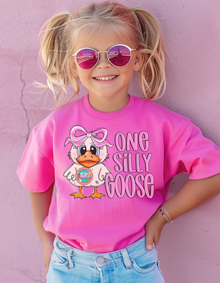 YOUTH one Silly Goose Pink Shirt