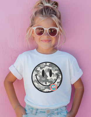 YOUTH camo Smiley Shirt