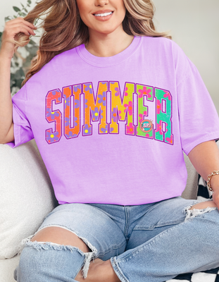 Colorful Summer Flower Shirt