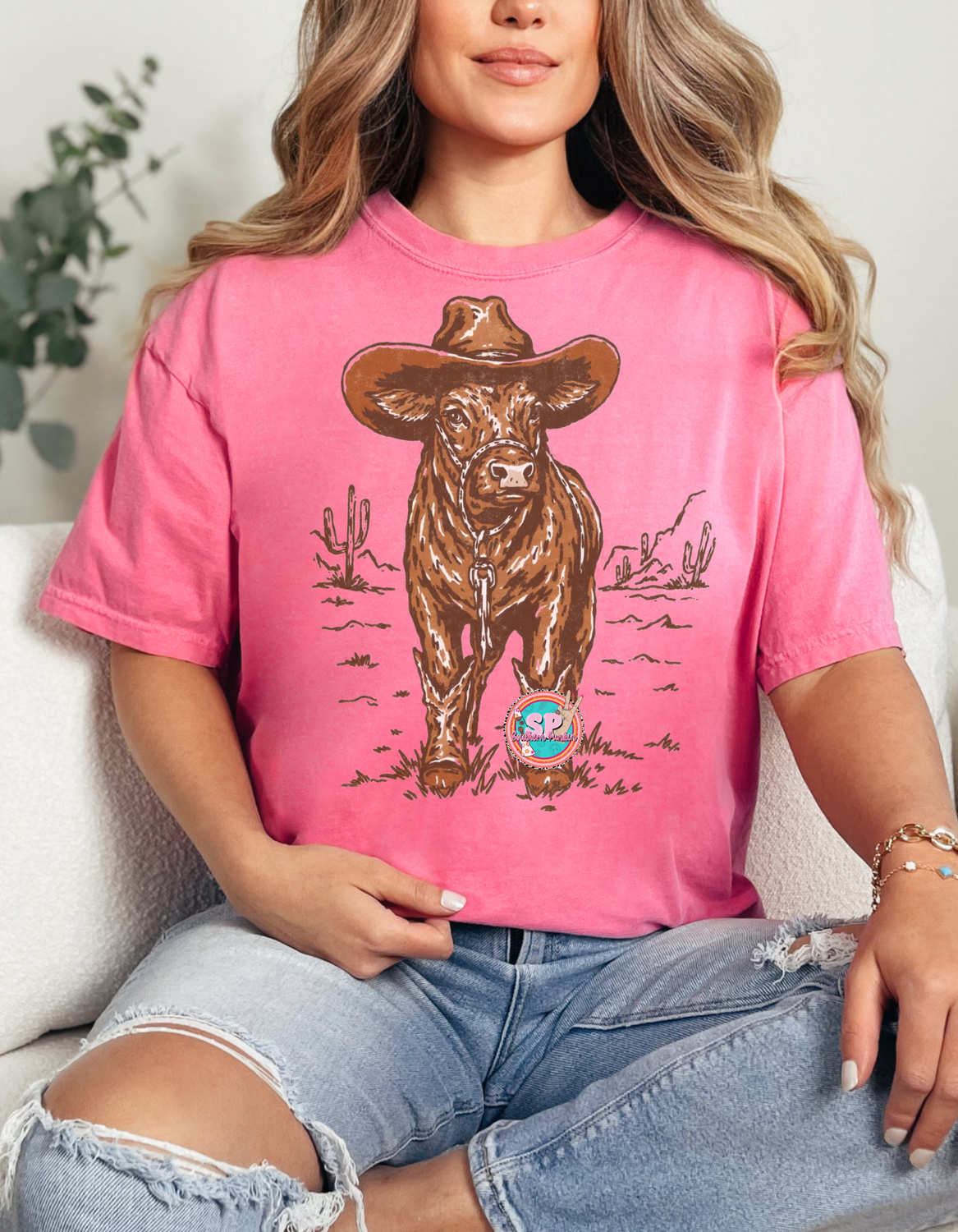 Cowboy Cow Shirt