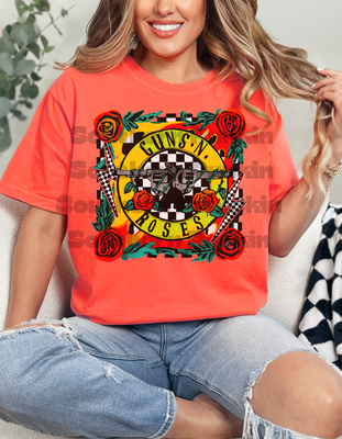 Guns And Roses Band Shirt