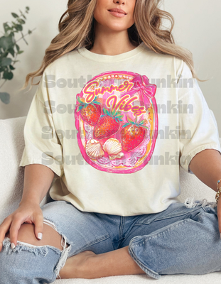 Summer Vibes Strawberry Shirt
