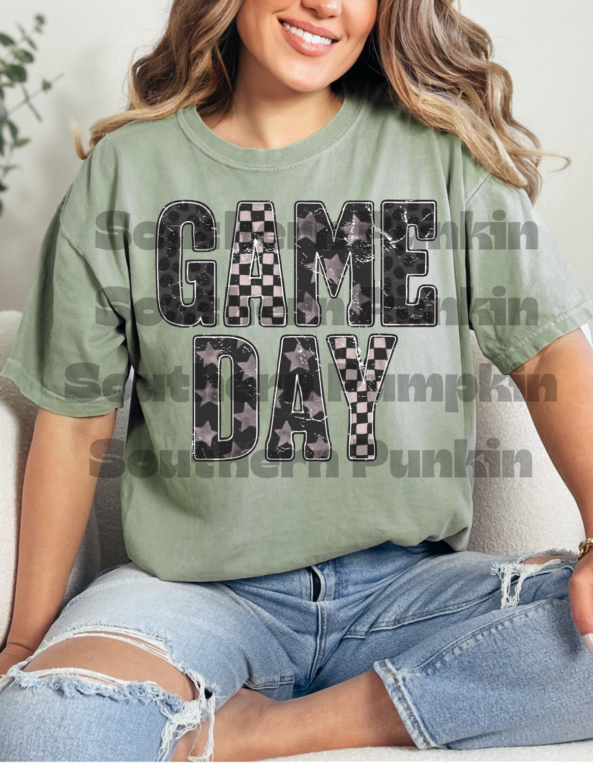 GAME DAY Black Stars Shirt