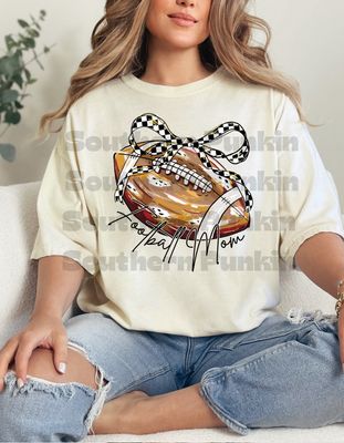 Football Mom Bow Shirt