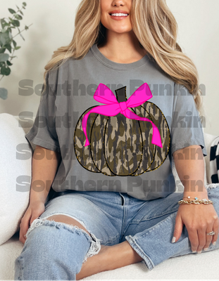 Bottomland Camo Pumpkin Shirt